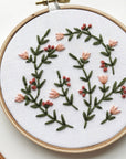 Floral Vine Embroidery Kit
