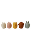 Animal Mold Free Silicone Bath Toy Set 