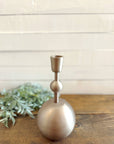 Medium Stacked Orb Taper Candle Holder