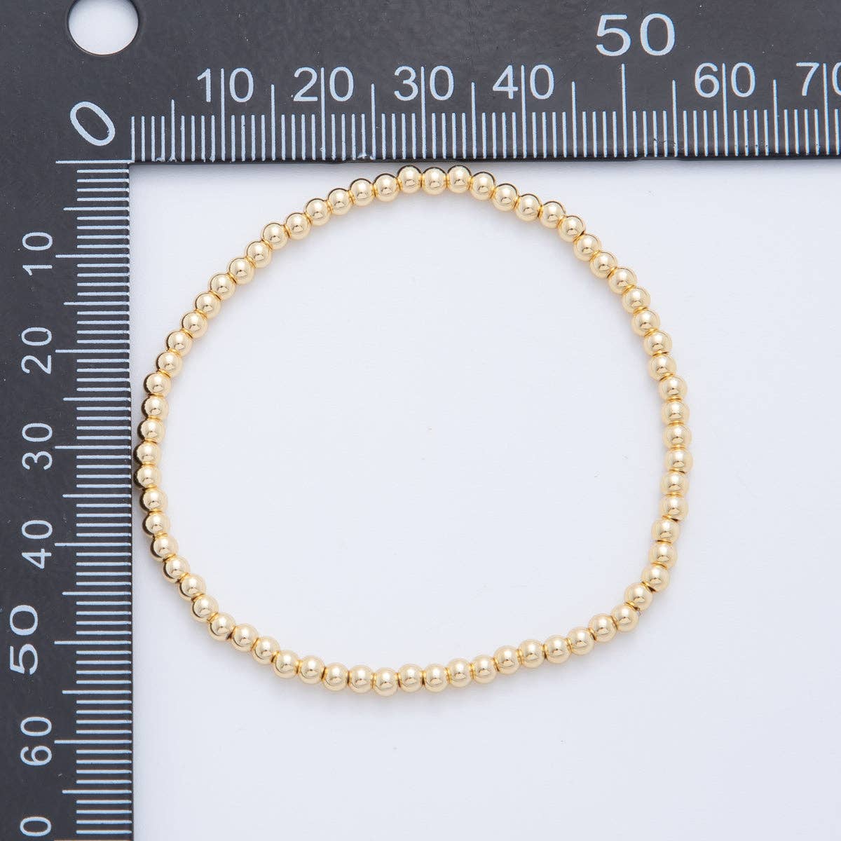 3mm Minimalist Round Ball Stretch Bracelet
