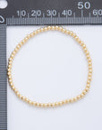 3mm Minimalist Round Ball Stretch Bracelet