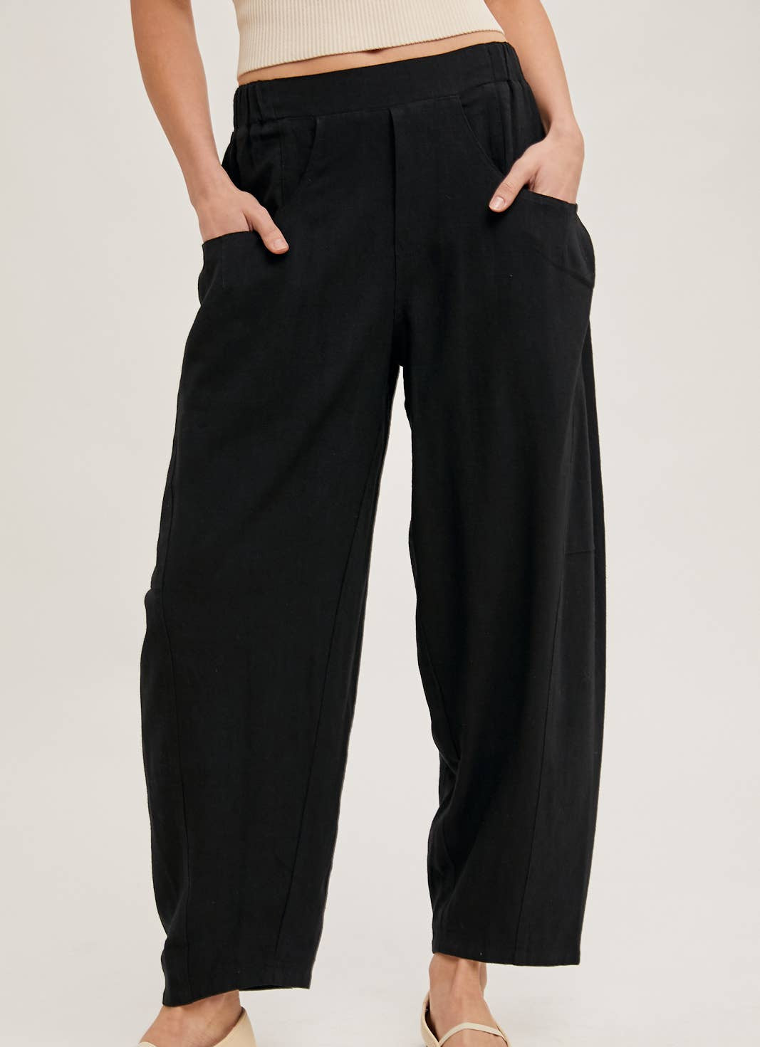 Ella Relaxed Barrel Pants - Cloth + Cabin