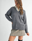 Tamara Oversized V-Neck Sweater