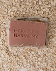 Harvest + Harmony Honey Oatmeal Goat Milk Soap on Soap Dish