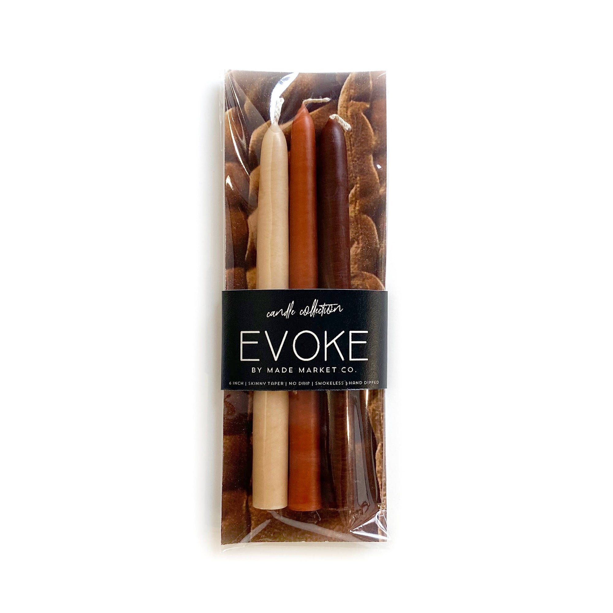 Skinny Tapered Candles - Woodland
