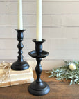 Black Empire Taper Candle Holder Medium