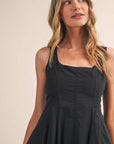 TULIP HEM MIDI DRESS MDR4596 - Cloth + Cabin