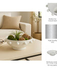 Hobnail Decorative Bowl - Cloth + Cabin