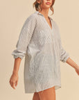 Lyla Striped Button Down Shirts