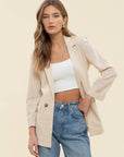 Miah Linen Blend Blazer - Cloth + Cabin