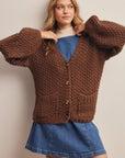 Aliza Handmade Chunky Knit Cardigan