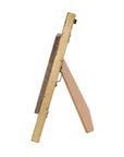 4x6 Floral Brass Hammered Photo Frame