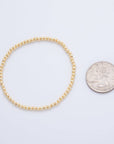 3mm Minimalist Round Ball Stretch Bracelet