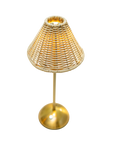 Golden Rattan Led USB Lamp