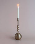 Large Stacked Orb Taper Candle Holder