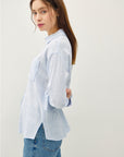Aleah Pinstripe Button Down Shirt - Cloth + Cabin