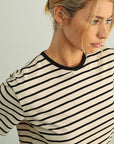 Nancy Essential Stripe Ringer Tee