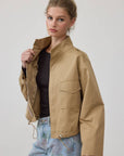 Monique Modern Cropped Utility Jacket - Cloth + Cabin