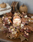 17" Maple Leaf + Berry Wreath - Cloth + Cabin