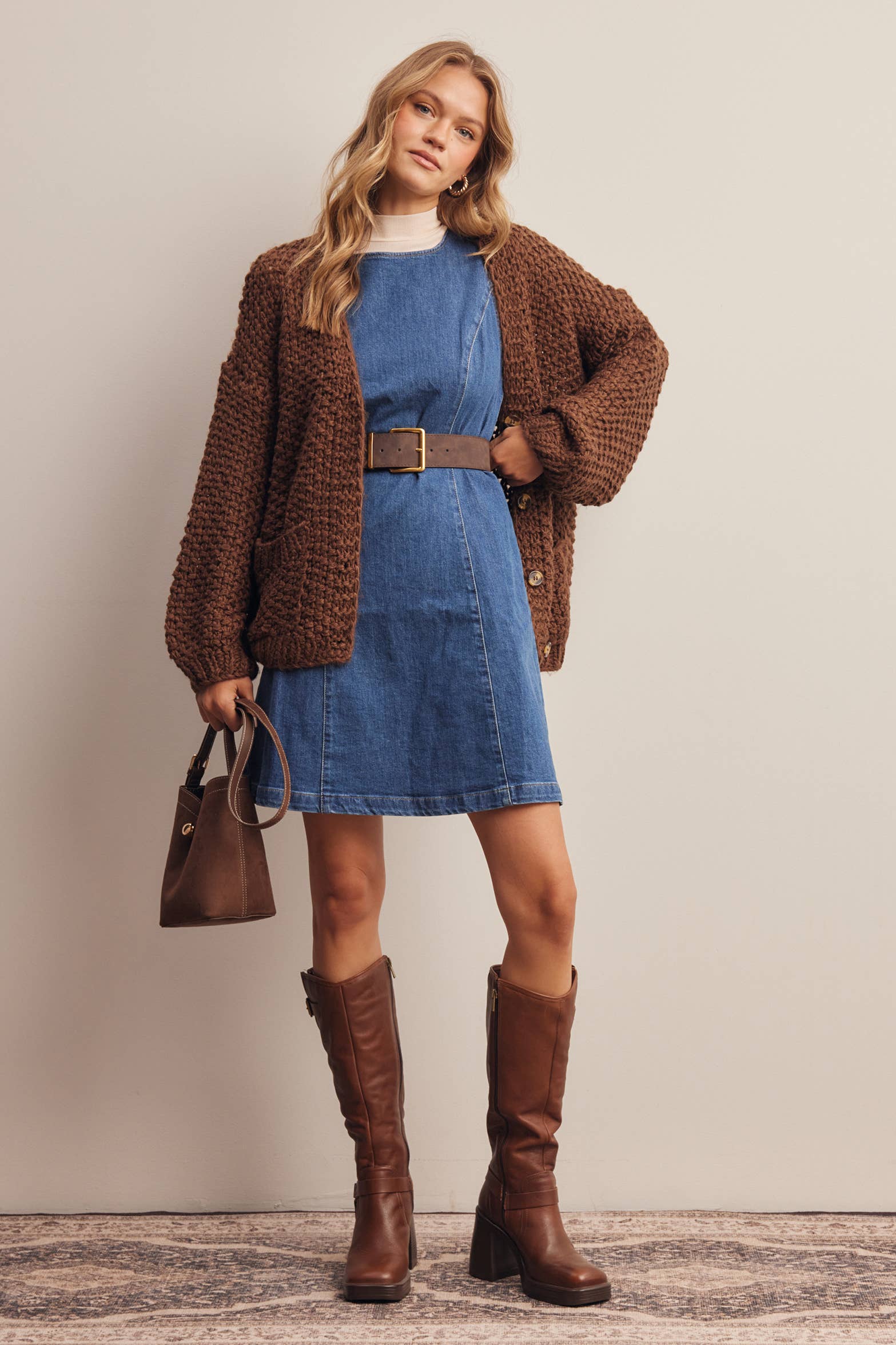 Aliza Handmade Chunky Knit Cardigan