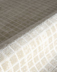 Dalia Beige Micro Grid Indoor Outdoor Rug