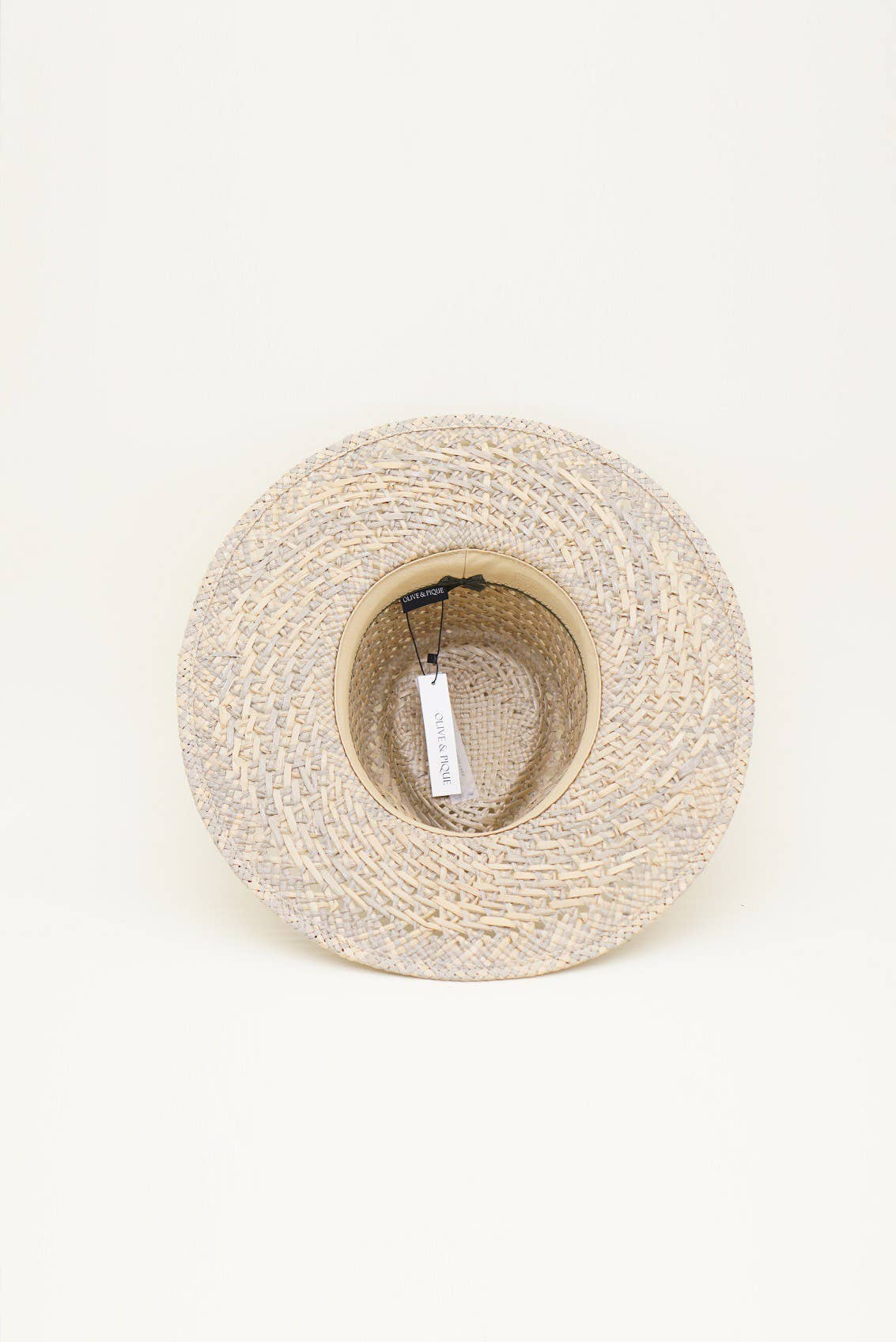 SEIRA - Wide Brim Open Weave Straw Rancher Hat