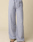 Victoria Sky Linen Wide Leg Pants