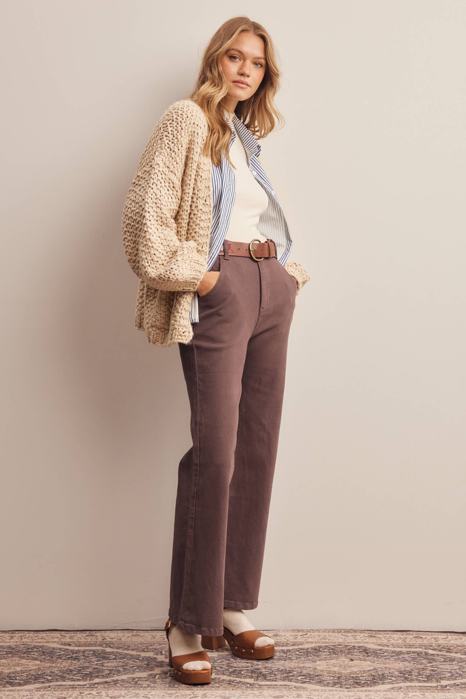 Aliza Handmade Chunky Knit Cardigan