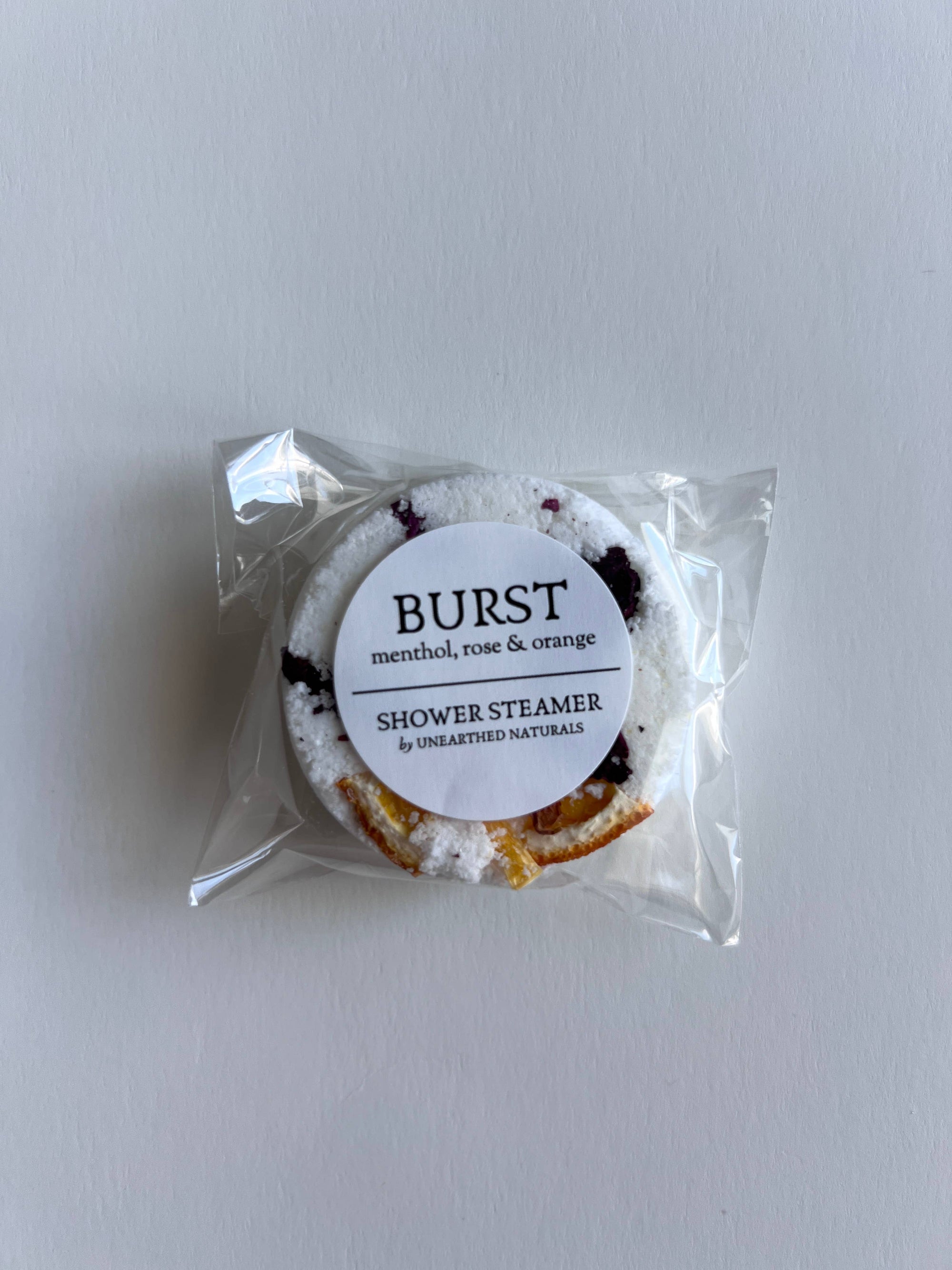 Burst - Menthol, Rose & Orange Shower Steamers - Cloth + Cabin