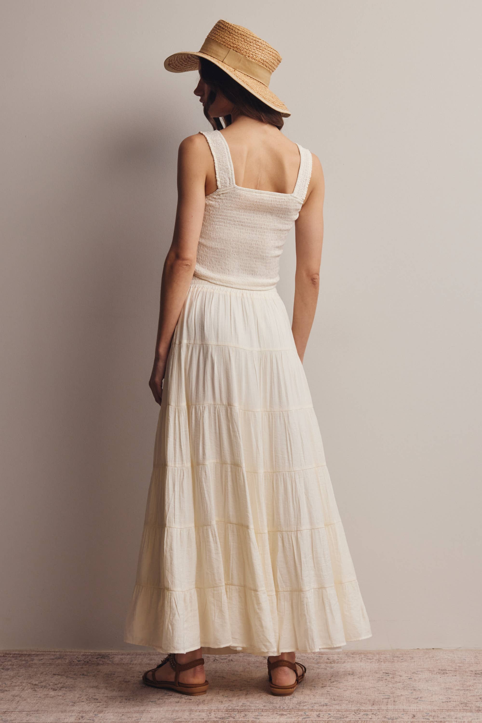 Alana Tiered Maxi Skirt