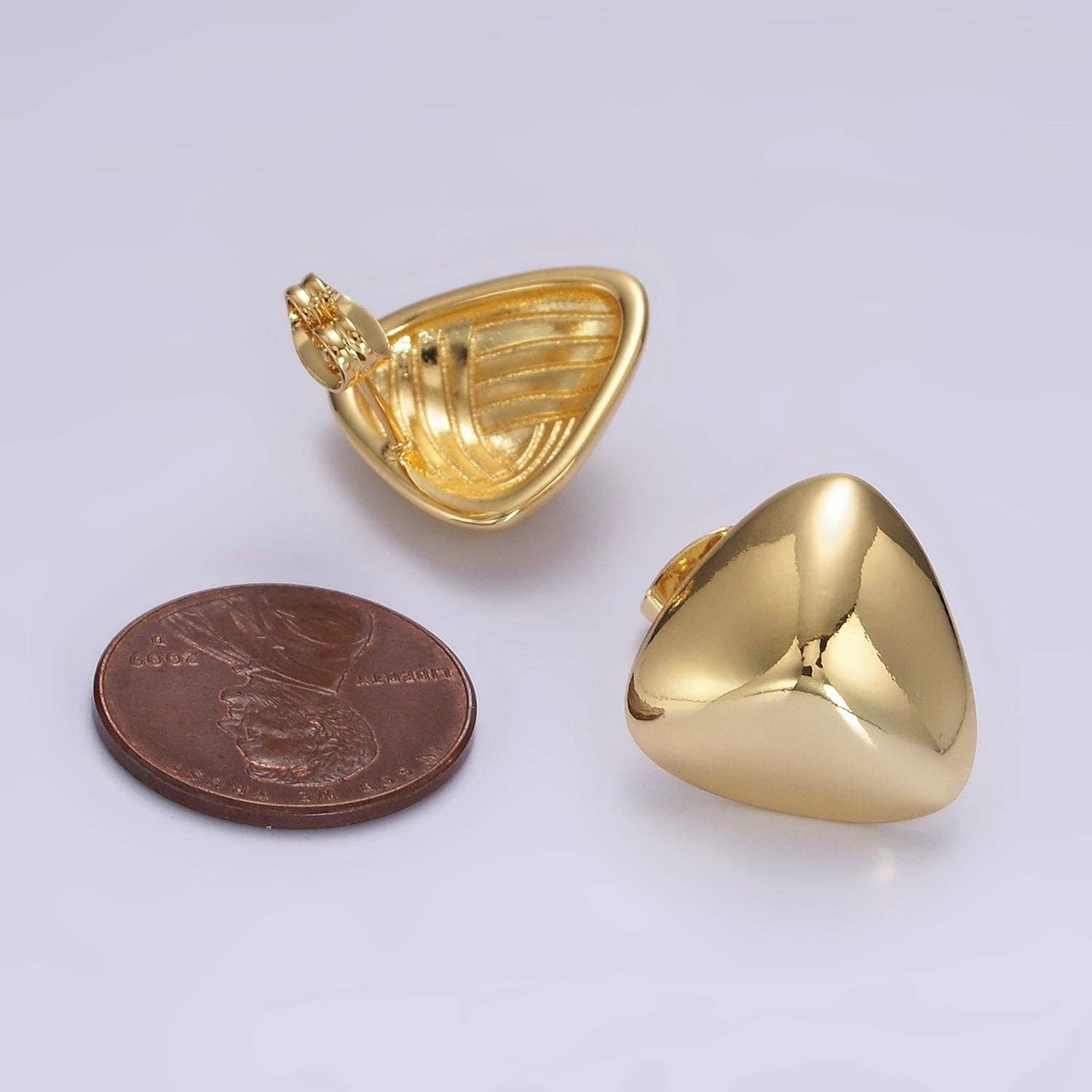 Triangle Geometric Stud Earrings - Cloth + Cabin