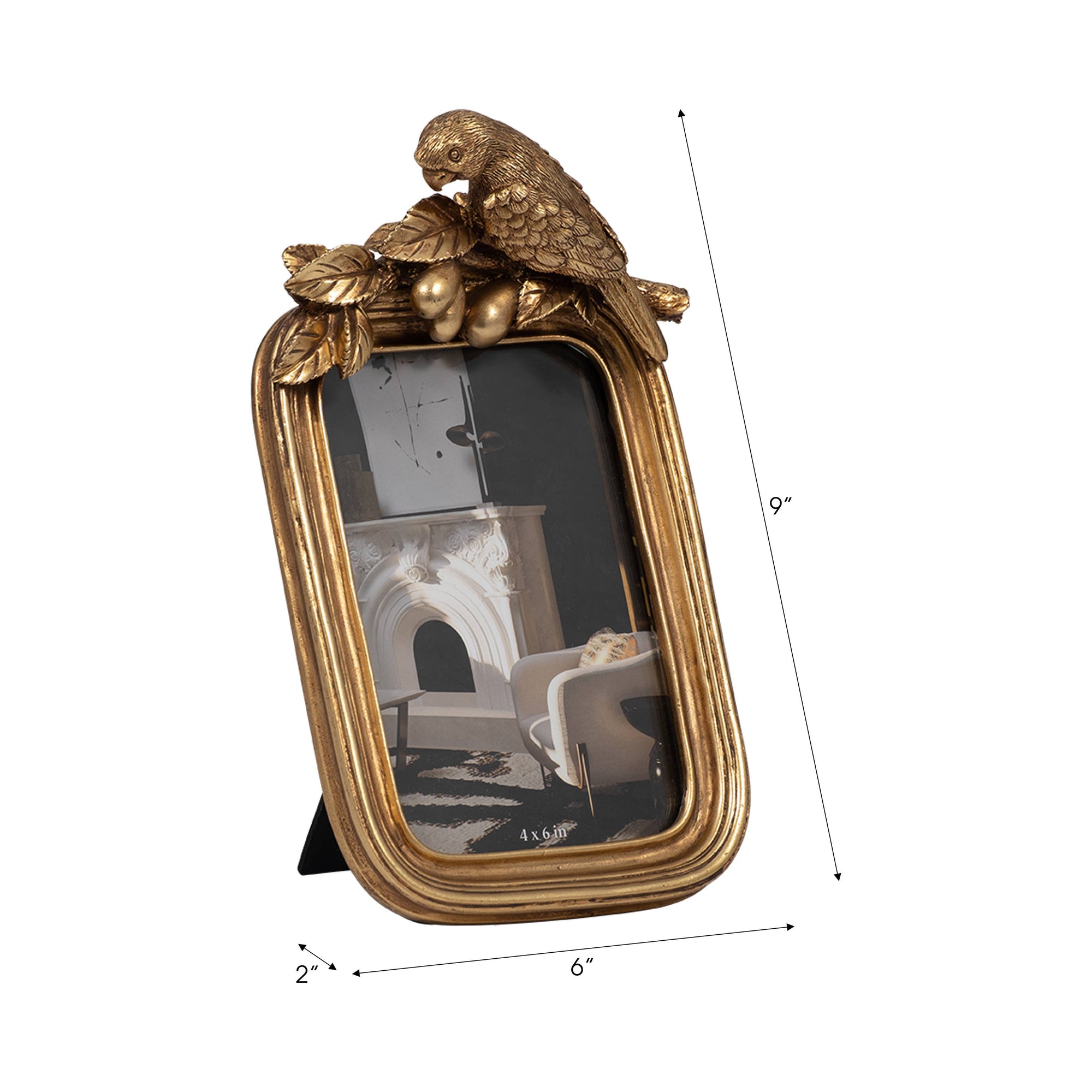 Gold Bird Picture Frame - Cloth + Cabin