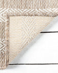 Ocean Striped Beige Brown Indoor/Outdoor Area Rug