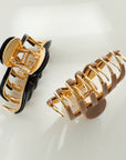Hailey Solid Gold Metal Octopus Claw Clip - Large