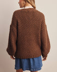 Aliza Handmade Chunky Knit Cardigan