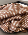 Elegant Polka Dot Herringbone Cotton Neck Scarf - Cloth + Cabin