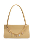 Ryleigh Yellow Recycled Vegan Leather Shoulder Bag - Cloth + Cabin