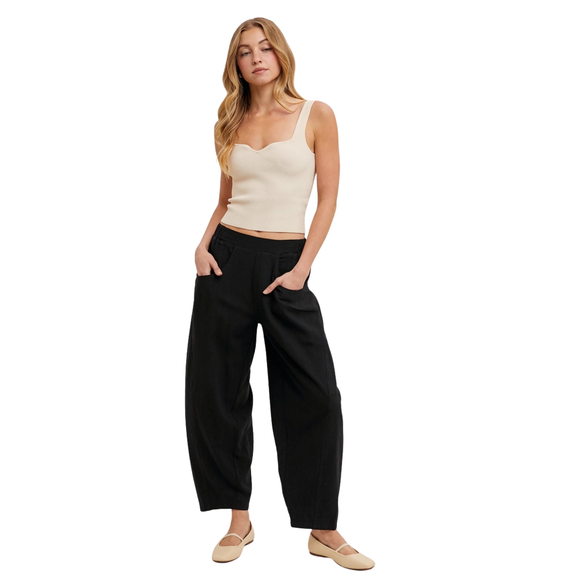 Ella Relaxed Barrel Pants - Cloth + Cabin