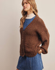 Aliza Handmade Chunky Knit Cardigan