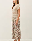 Alyvia Bloom Wide Leg Cropped Pants