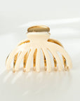 Hailey Solid Gold Metal Octopus Claw Clip - Large