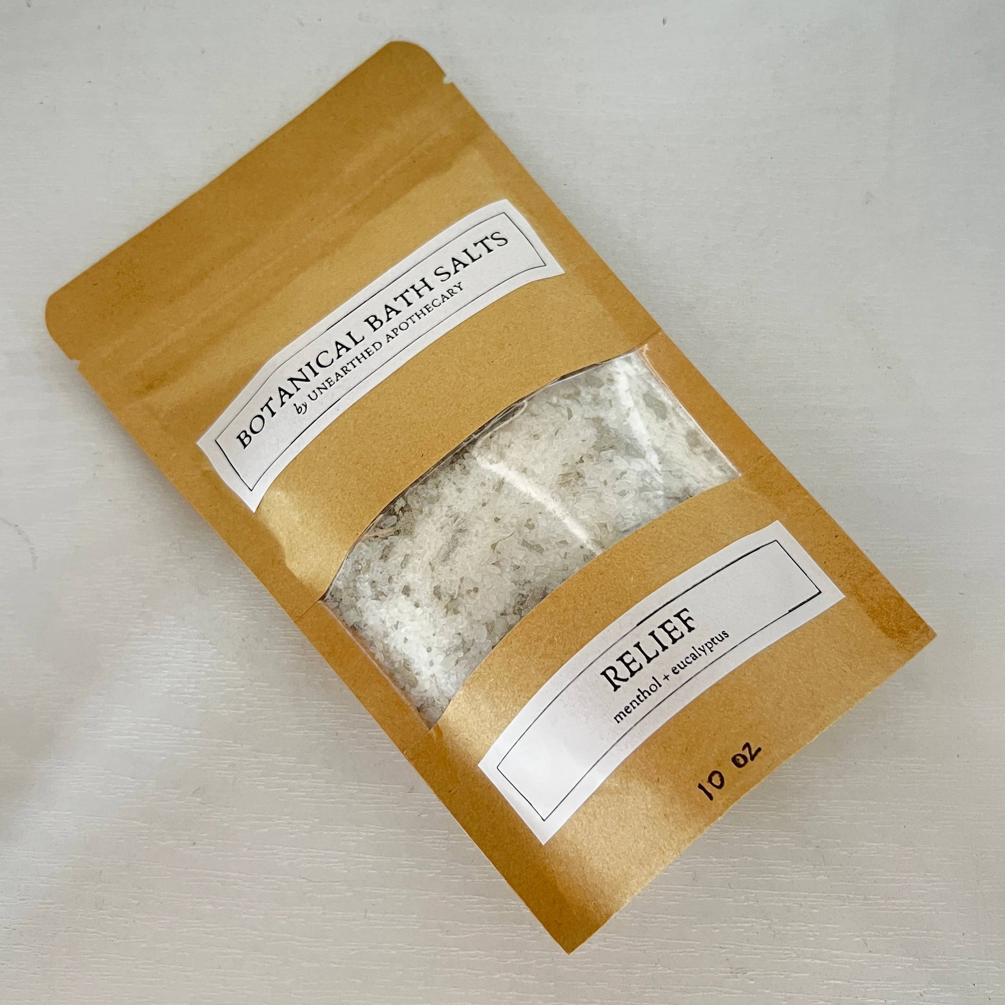 Relief - Menthol Eucalyptus Bath Salts - Cloth + Cabin