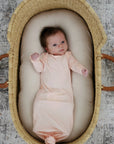 Blush Pink Bamboo Knotted Gown
