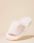 Plush Faux Fur Slide Slippers