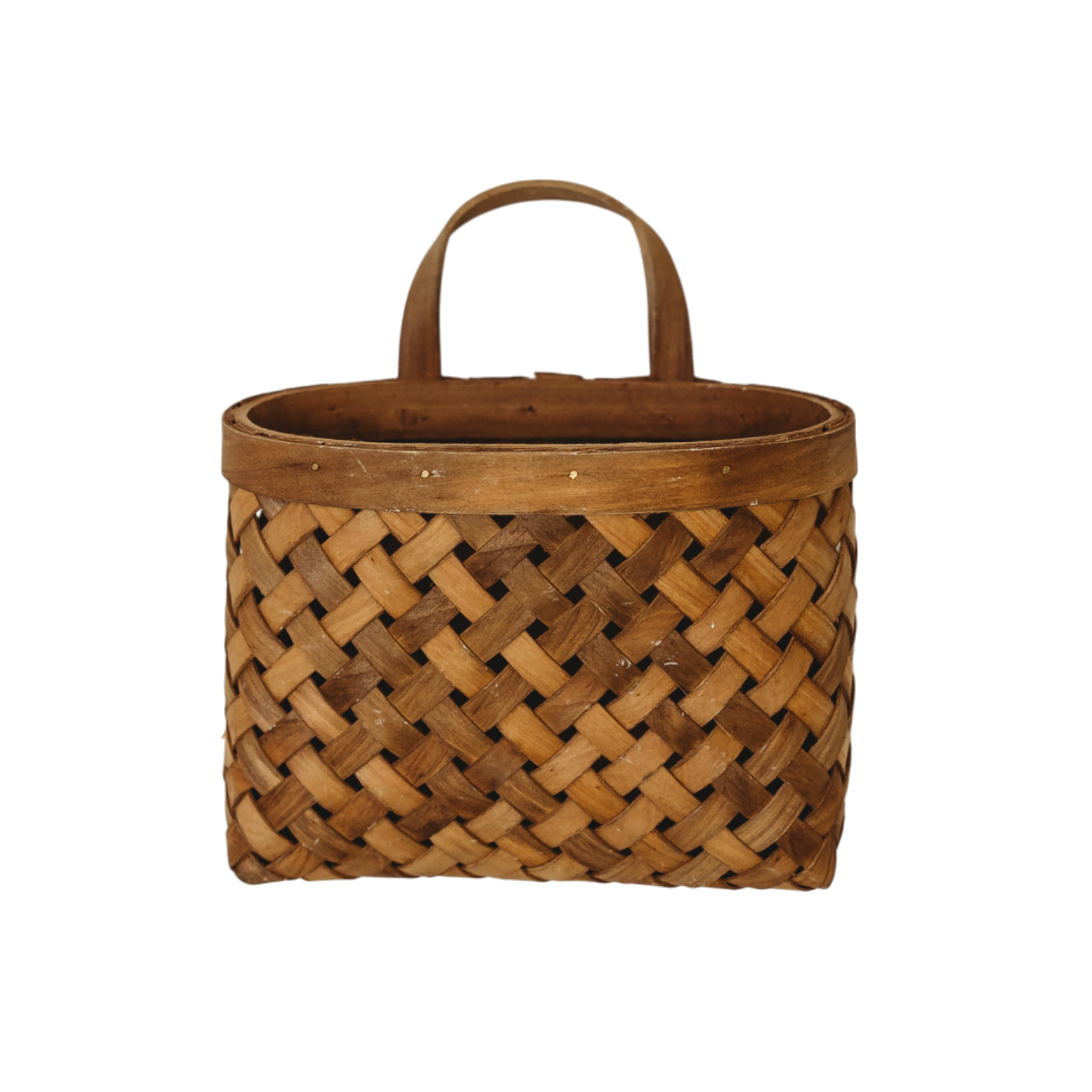 Natural Woven Wall Basket