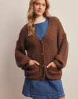 Aliza Handmade Chunky Knit Cardigan