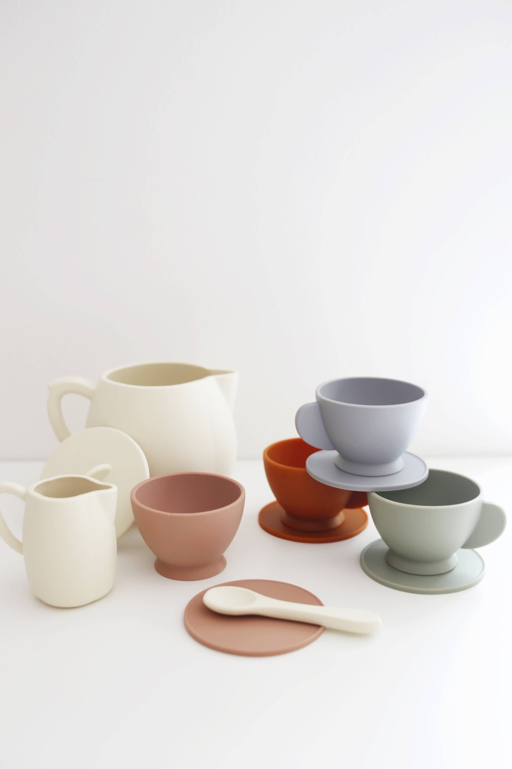 Multi Mix Silicone Tea Play Set