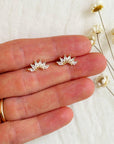 Dainty CZ Arch Studs