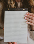 Gold Rivet Basic Notepad - Cloth + Cabin