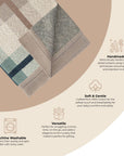 Charlie Farmhouse Knitted Plaid Blanket